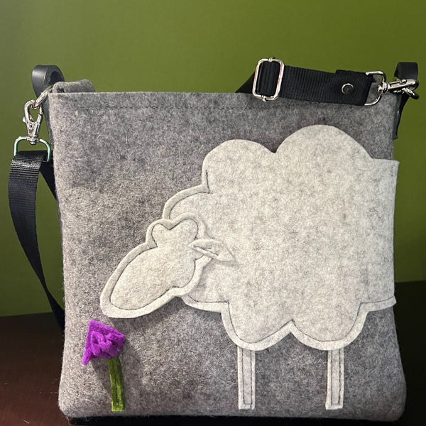 *SHEEP Flower CROSS BODY