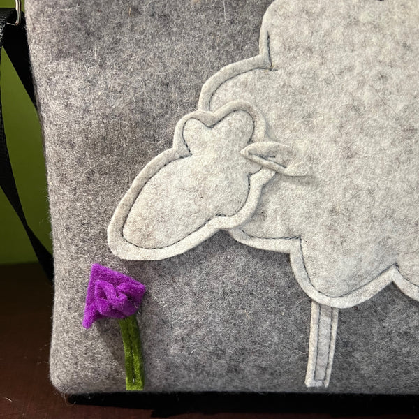 *SHEEP Flower CROSS BODY
