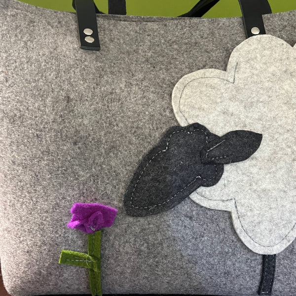 *SHEEP Flower Tote
