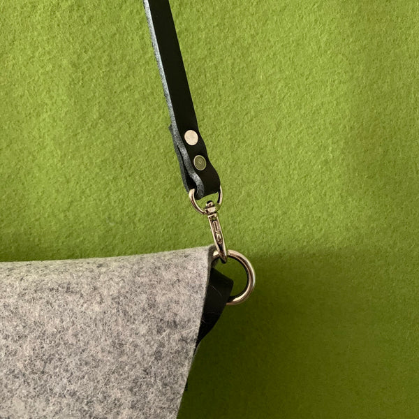 Small Purse: Felt Crossbody Bag