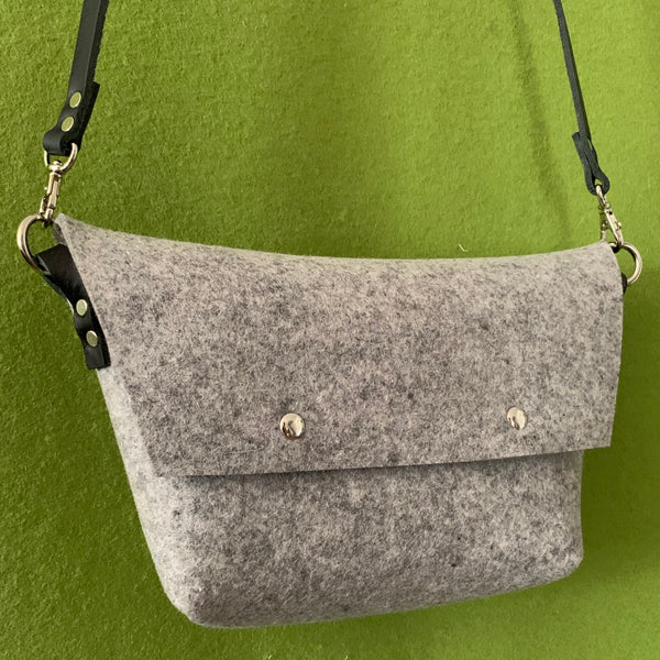 Small Purse: Felt Crossbody Bag