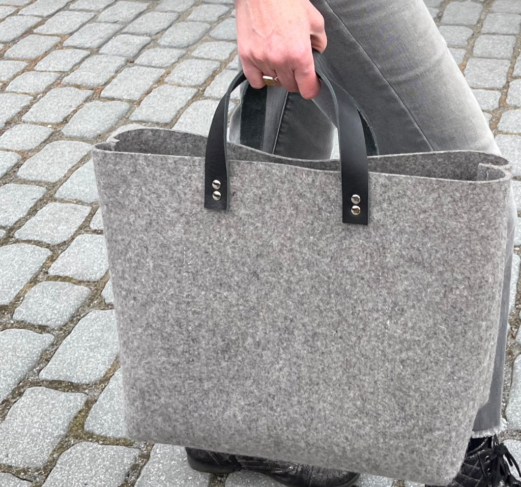 Felt tote sale