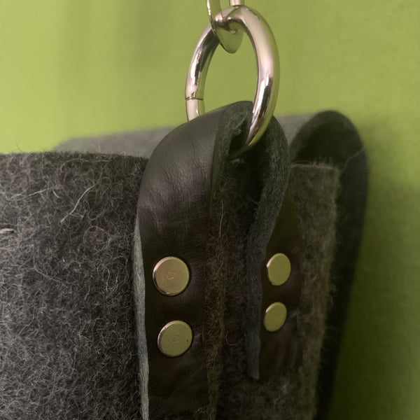 Long Mail Bag: Handmade Felt Bag